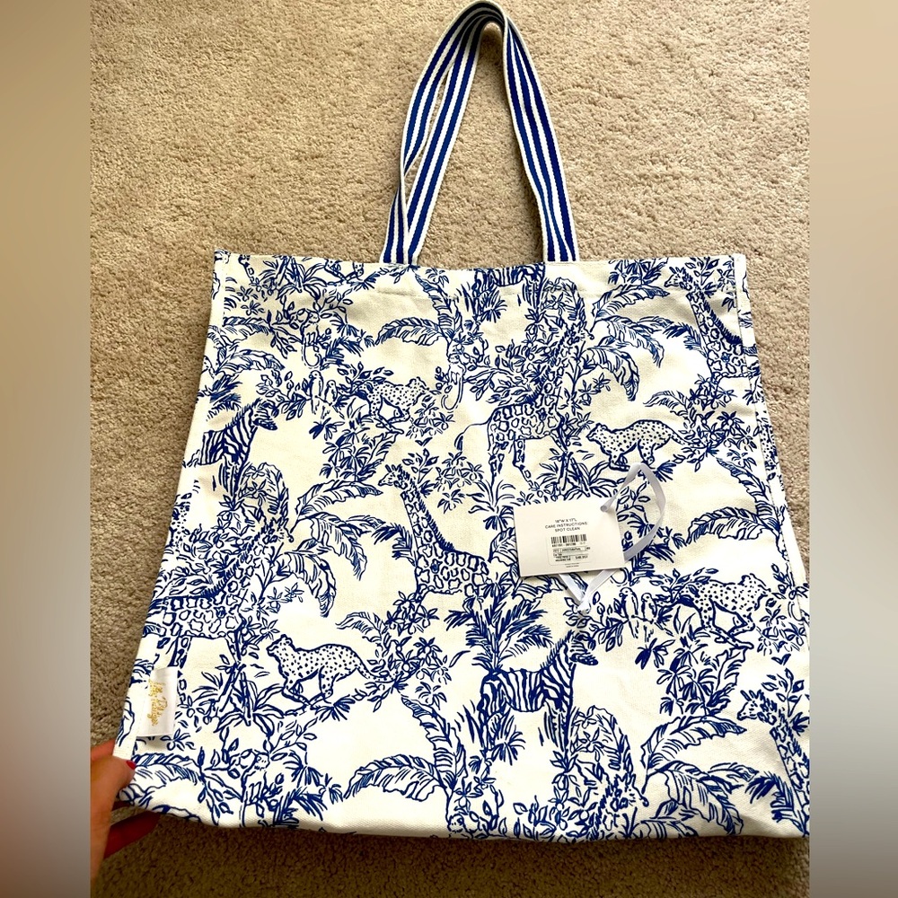 Never Used Lilly Pulitzer Eco Tote / Beach Bag